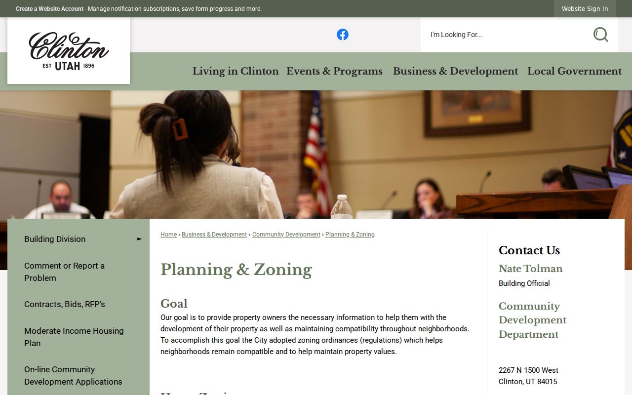 Clinton neighbors reference showing Clinton planning and zoning resources